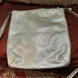 kate spade Gold crossbody bag, shimmery gold, gently used, beautiful gold bag